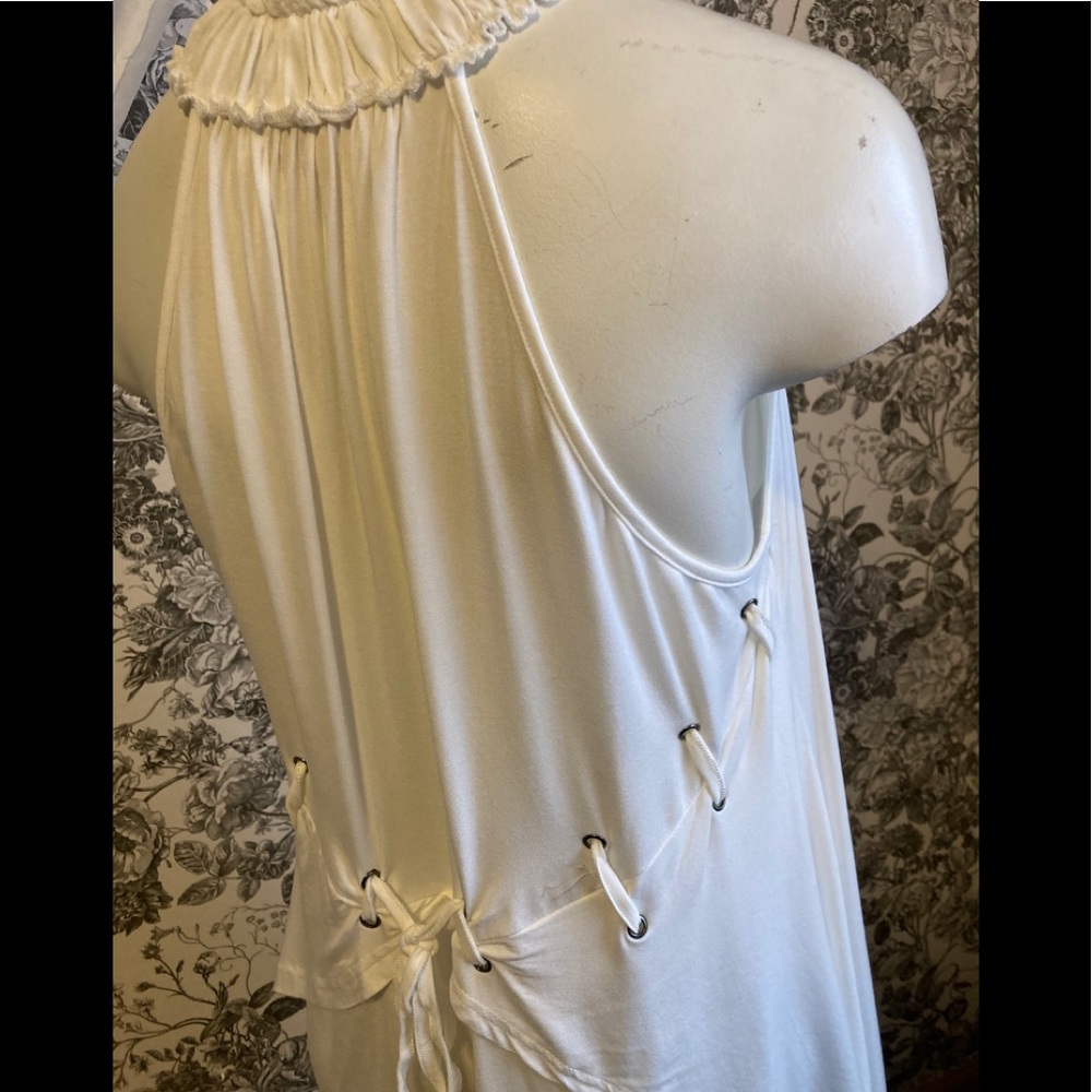 POL white high low tunic - Picture 4 of 8